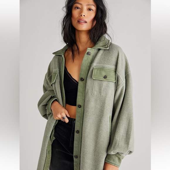 Free People Ruby Jacket In Stone Official Quality Free People Get Cozy  Teddy Jacket Women Amp 39 S